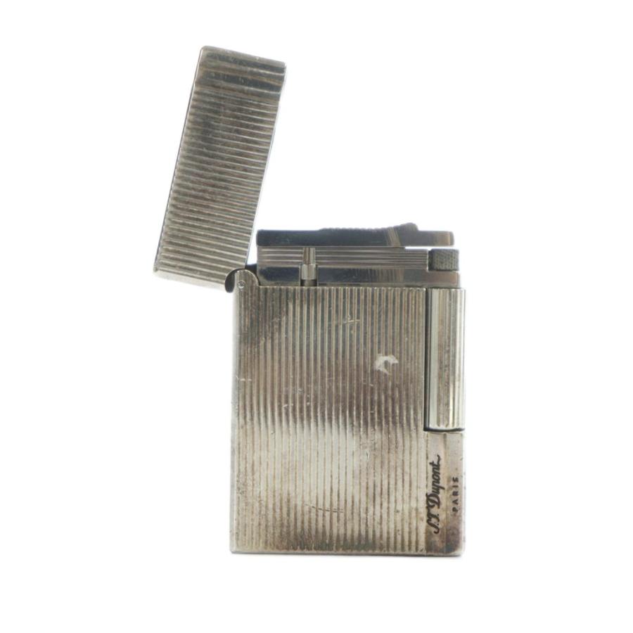 エステーデュポン S.T.DUPONT ギャツビー オイルライター ローラー ストライプ 喫煙具 火花確認済み シルバー色 ■GY18 /MQ その他の画像