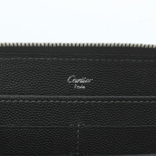 Cartier（カルティエ） サントス 長財布 レザー ラウンドファスナー