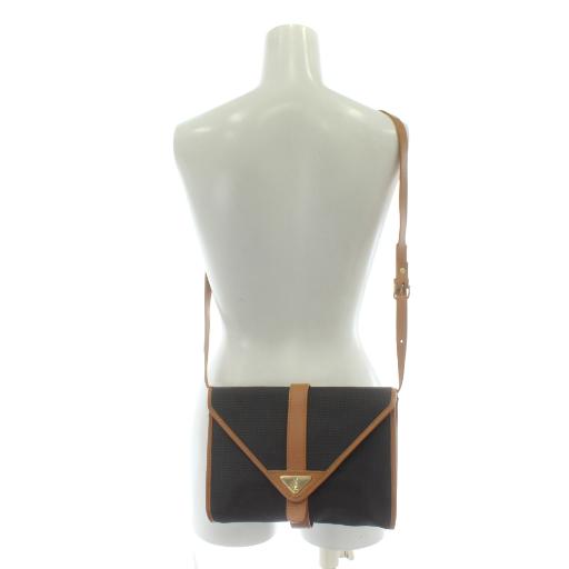 YSL✨Vステッチ クラッチバッグ ダークブラウン イブサンローラン YSL✨Vステッチ クラッチバッグ ダークブラウン イブサンローラン