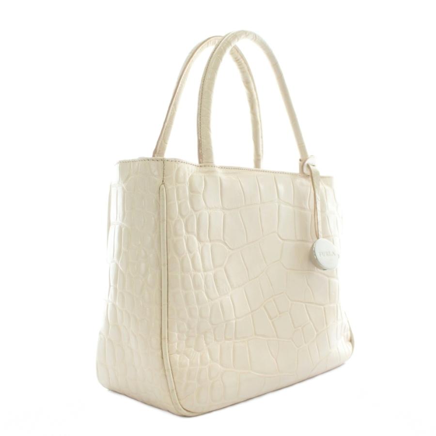 極美品✨フルラ 現行 ハンドバッグ 2way ターンロック ロゴ レザー 袋付 極美品✨フルラ 現行 ハンドバッグ 2way ターンロック ロゴ レザー 袋付