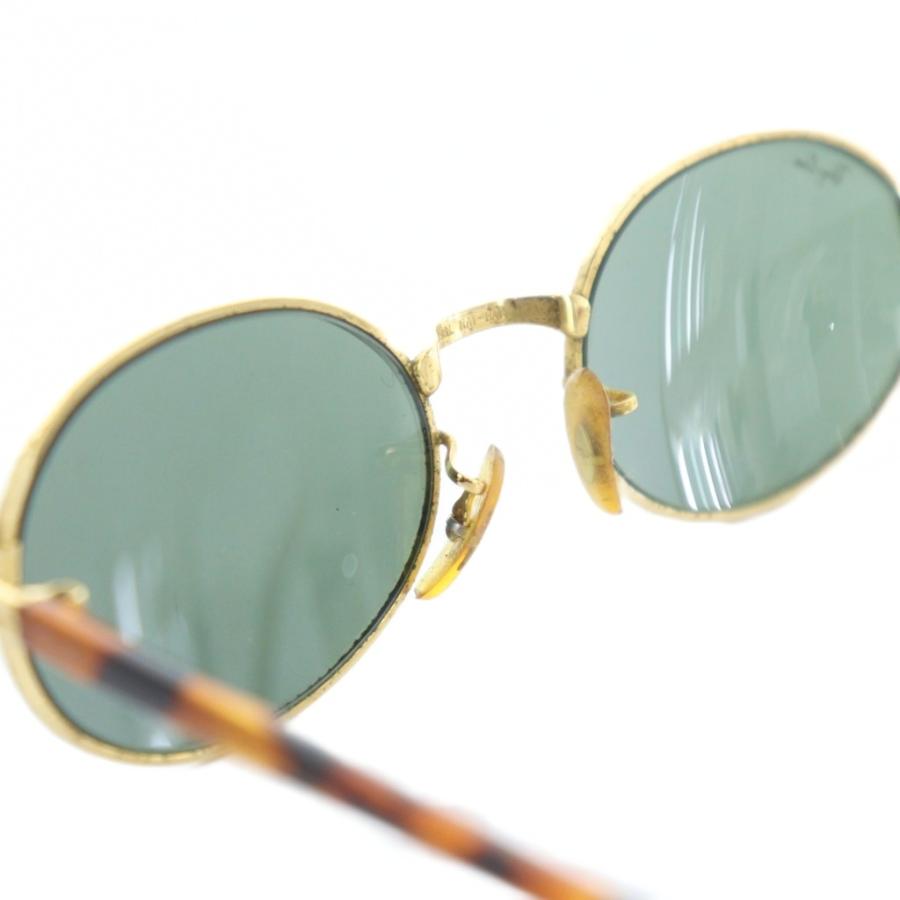 美品 Ray-Ban サングラス ゴールド べっ甲 ボシュロム W2188 レイバン RAY BAN サングラス W2188 眼鏡 めがね カラーレンズ