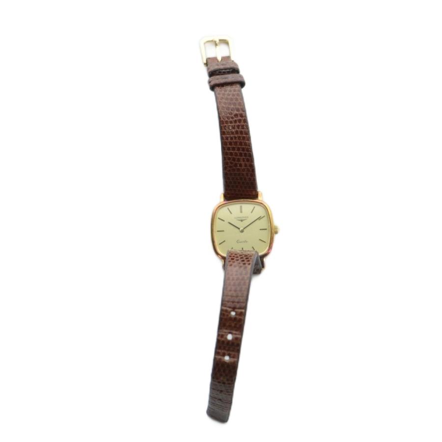 ロンジン LONGINES ジャンク品 腕時計 ウォッチ クォーツ レザーベルト