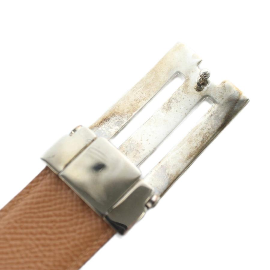 BVLGARI（ブルガリ） ベルト レザー バックル ロゴ ベルト社外品 黒