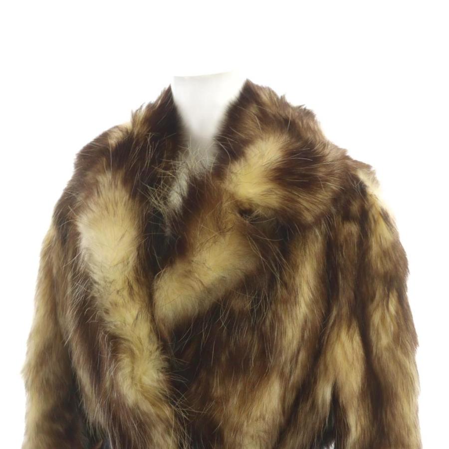 ムーンバット ファー Moonbat fur 毛皮コート フォックスファー ミドル