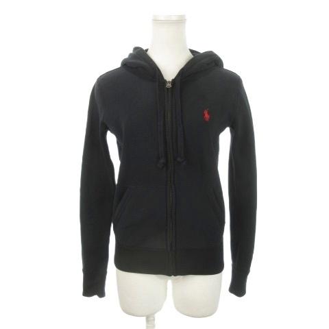 ラルフローレン ジップアップ パーカー M 黒 リバースウィーブ型 7162 ラルフローレン ジップアップ パーカー M 黒 リバースウィーブ型 7162
