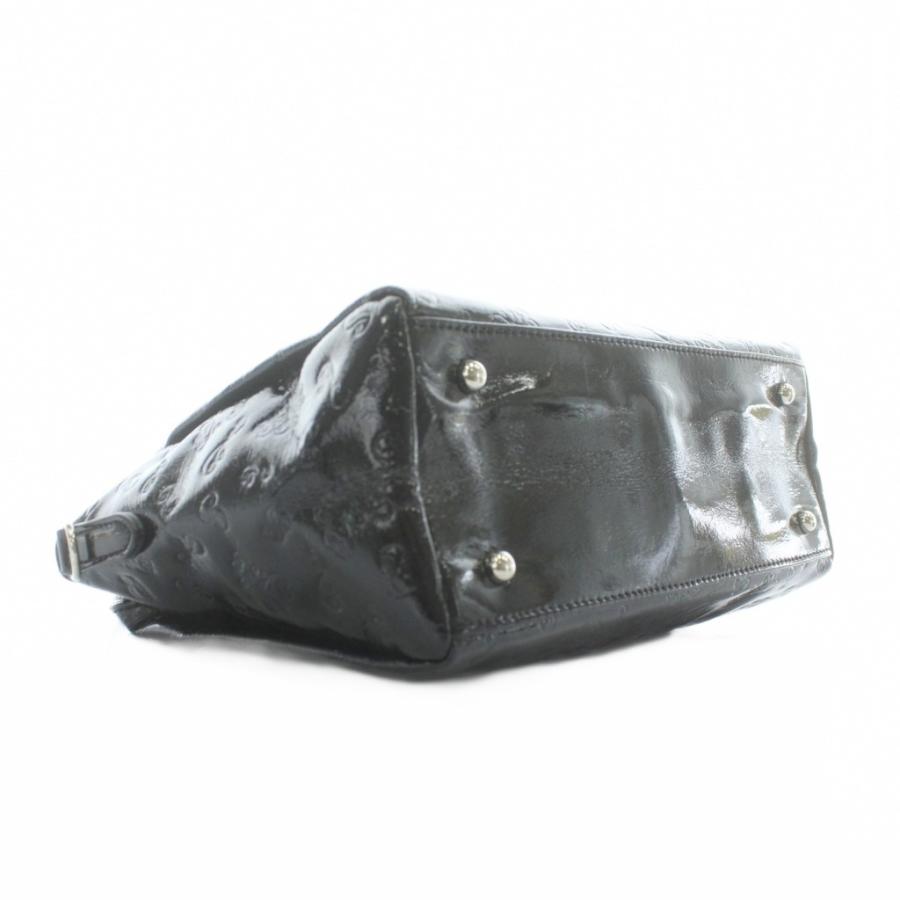 ANNA SUI（アナスイ） ハンドバッグ エナメル 蝶々 型押し 総柄