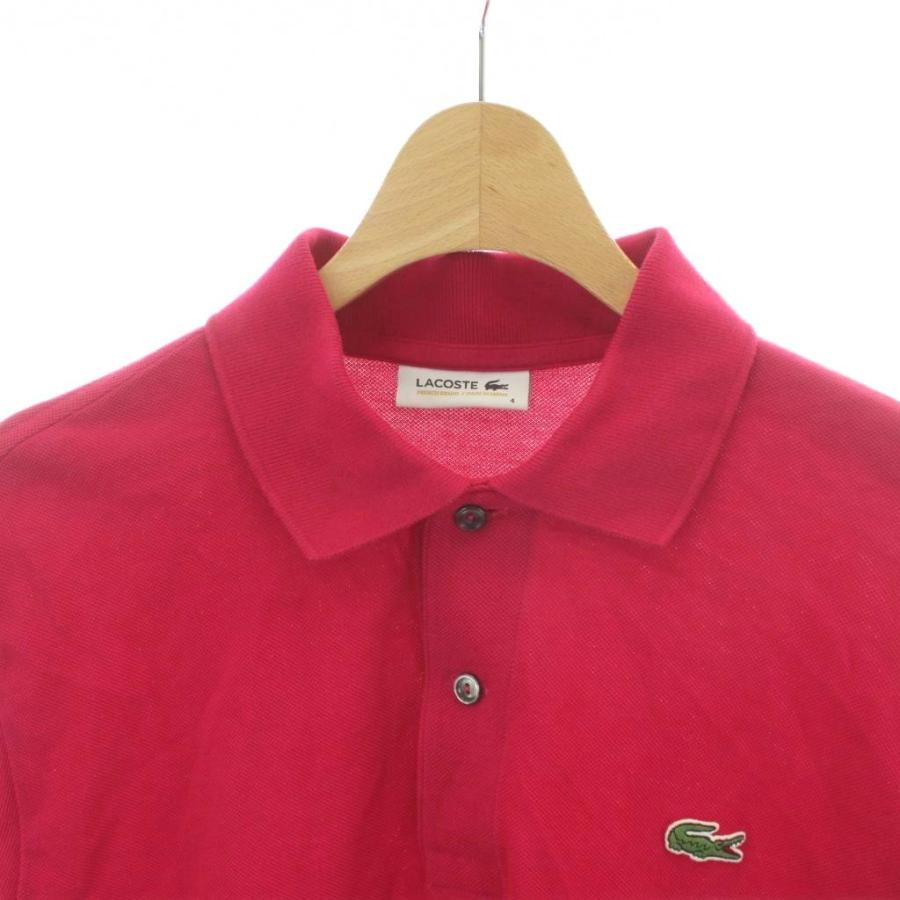 LACOSTE（ラコステ） ポロシャツ 半袖 4 ピンク カットソー ワニ ロゴ