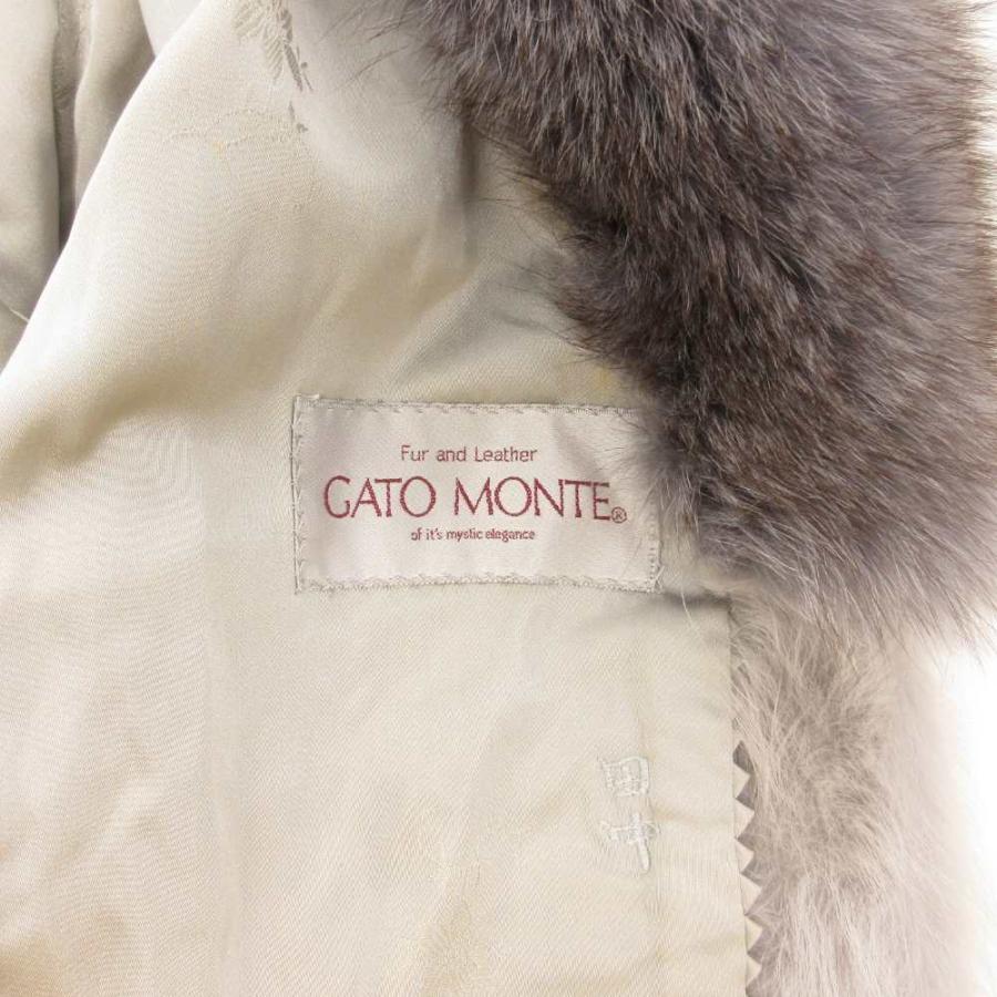 ガトーモンテ GATO MONTE チェキアンラムファーコート ミドル丈 ハーフ