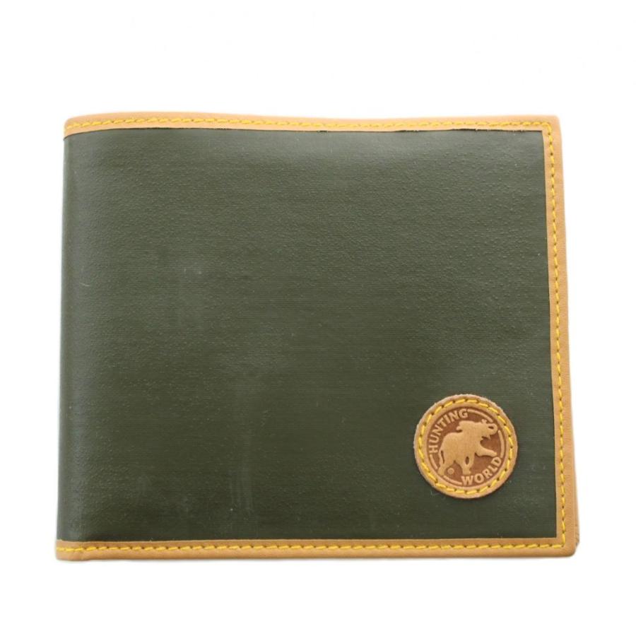 あ*ん様 【極美品】【希少】ハンティングワールド バチュークロス　二つ折り財布 Hunting World（ハンティング・ワールド） バチュークロス 二つ折り