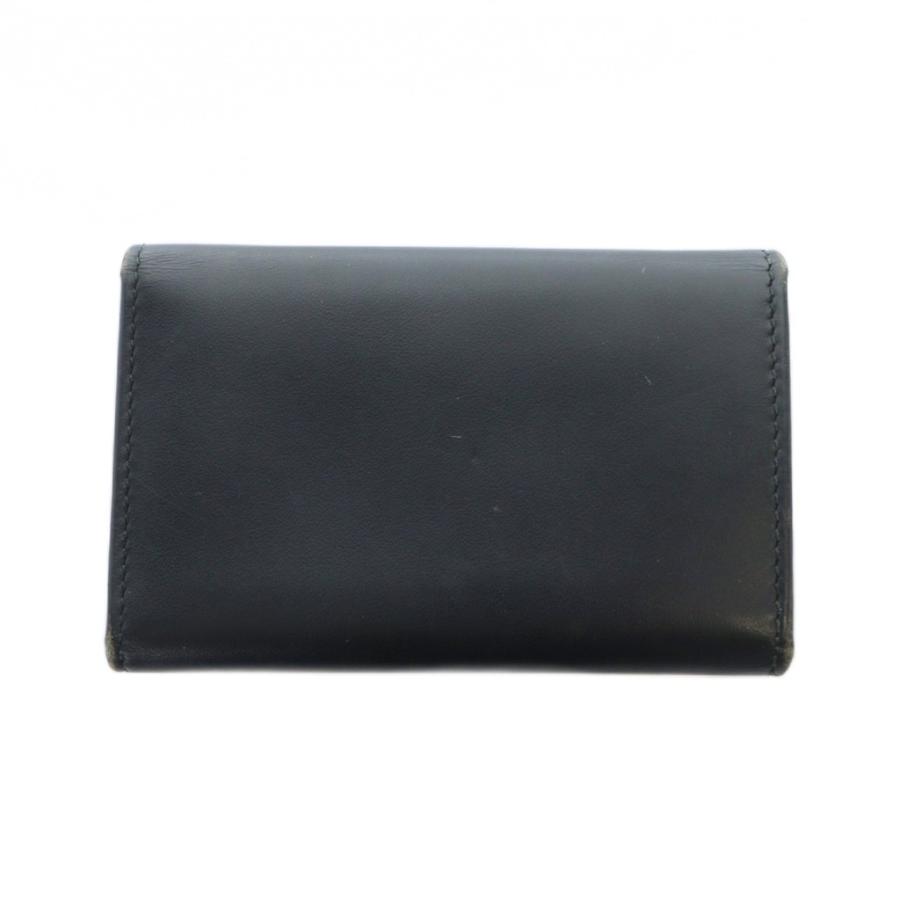 PRADA（プラダ） キーケース キーリング レザー ロゴ 5連 黒 ブラック