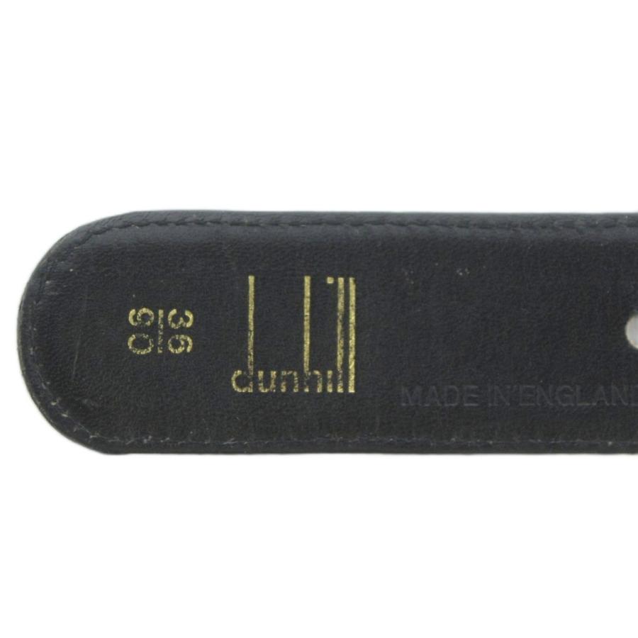dunhill（ダンヒル） ベルト レザー バックル ロゴ ゴールド金具 36/90