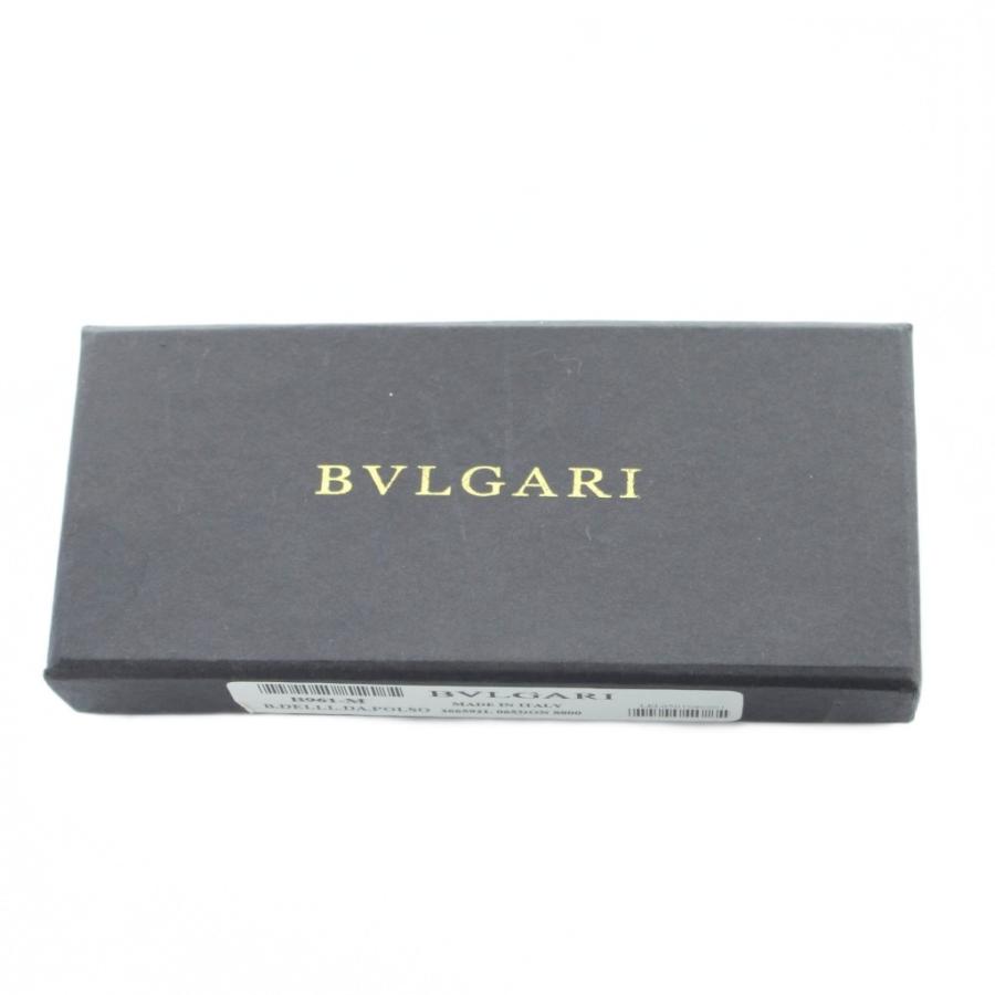 BVLGARI（ブルガリ） キーケース キーリング レザー 本革 シルバー