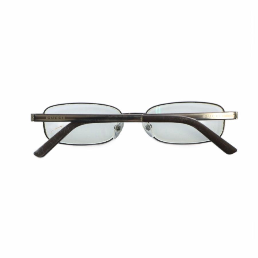 GUCCI（グッチ） 眼鏡 めがね クリアレンズ ロゴ スクエア 度入り 53