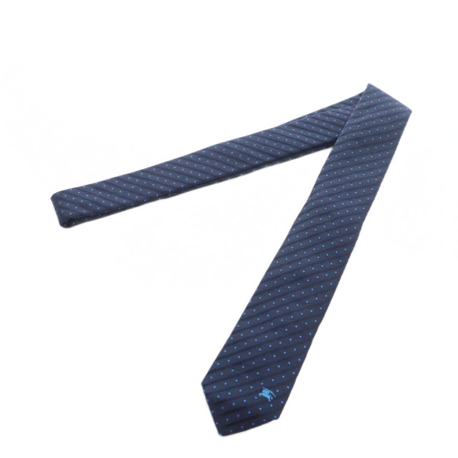 レア品　バーバリーブラックレーベル　ネクタイ　未使用タグ付　紺　モノグラム BURBERRY BLACK LABEL（バーバリーブラックレーベル） 未使用品