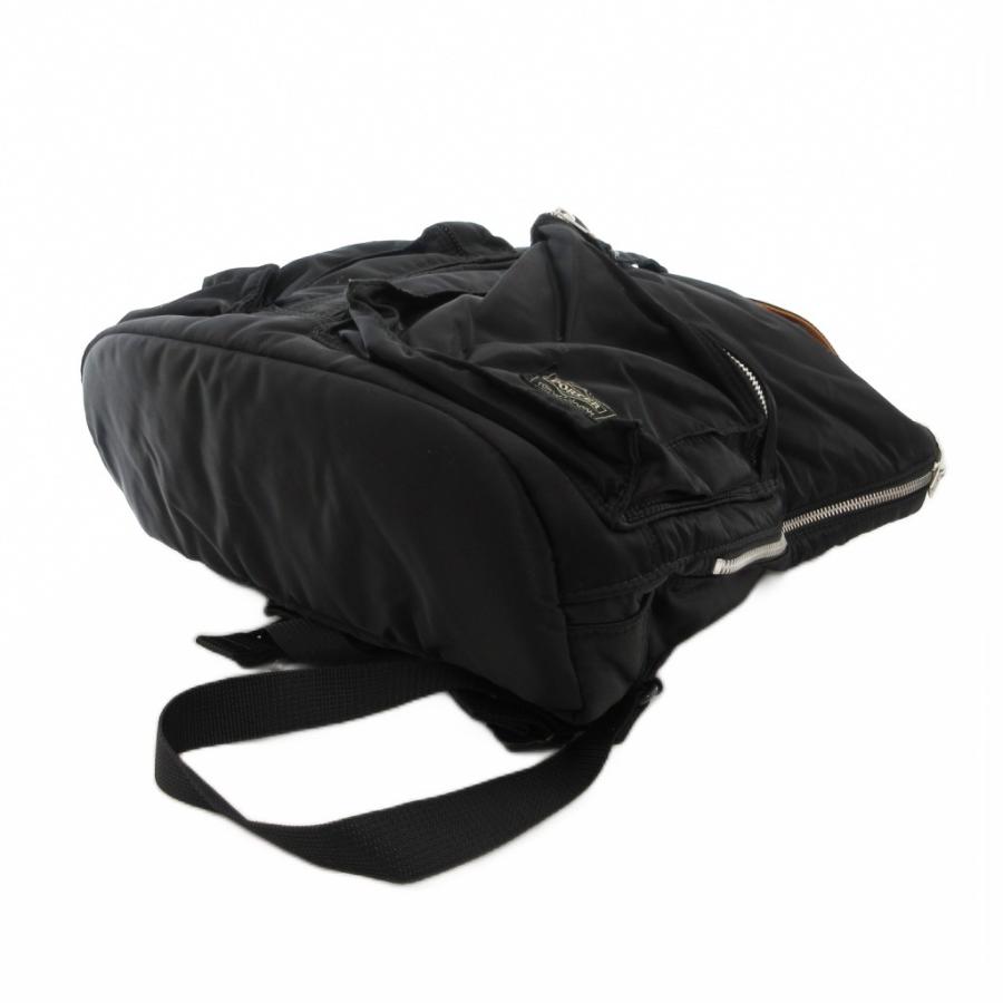 PORTER ポーター タンカー リュックサック バックパック 巾着 ロゴ 黒