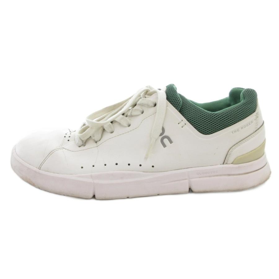 ★大人気★オン ON ロジャー アドバンテージ【26.5】ホワイト グリーン オン ON The Roger Advantage スニーカー シューズ ローカット 27.5 白