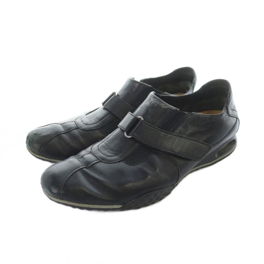 コールハーン COLE HAAN スニーカー シューズ 靴 ロゴ レザー 8.5 26cm 