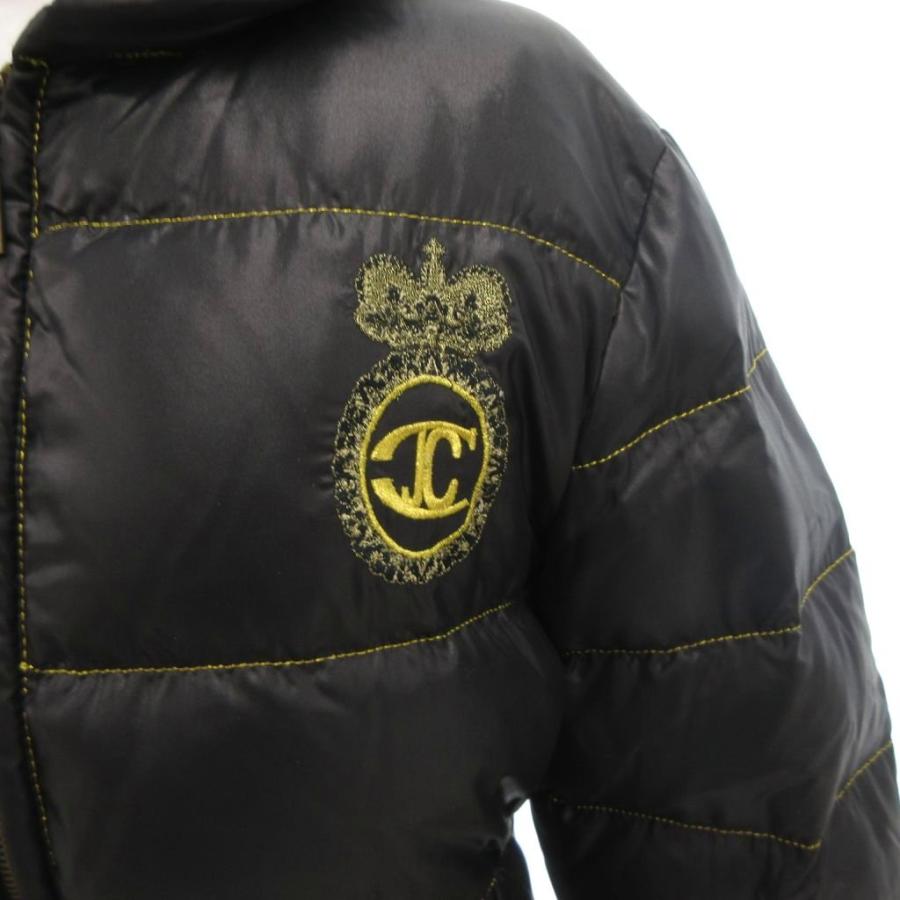 ジャストカヴァリ JUST cavalli ダウンジャケット ブルゾン 40 黒 