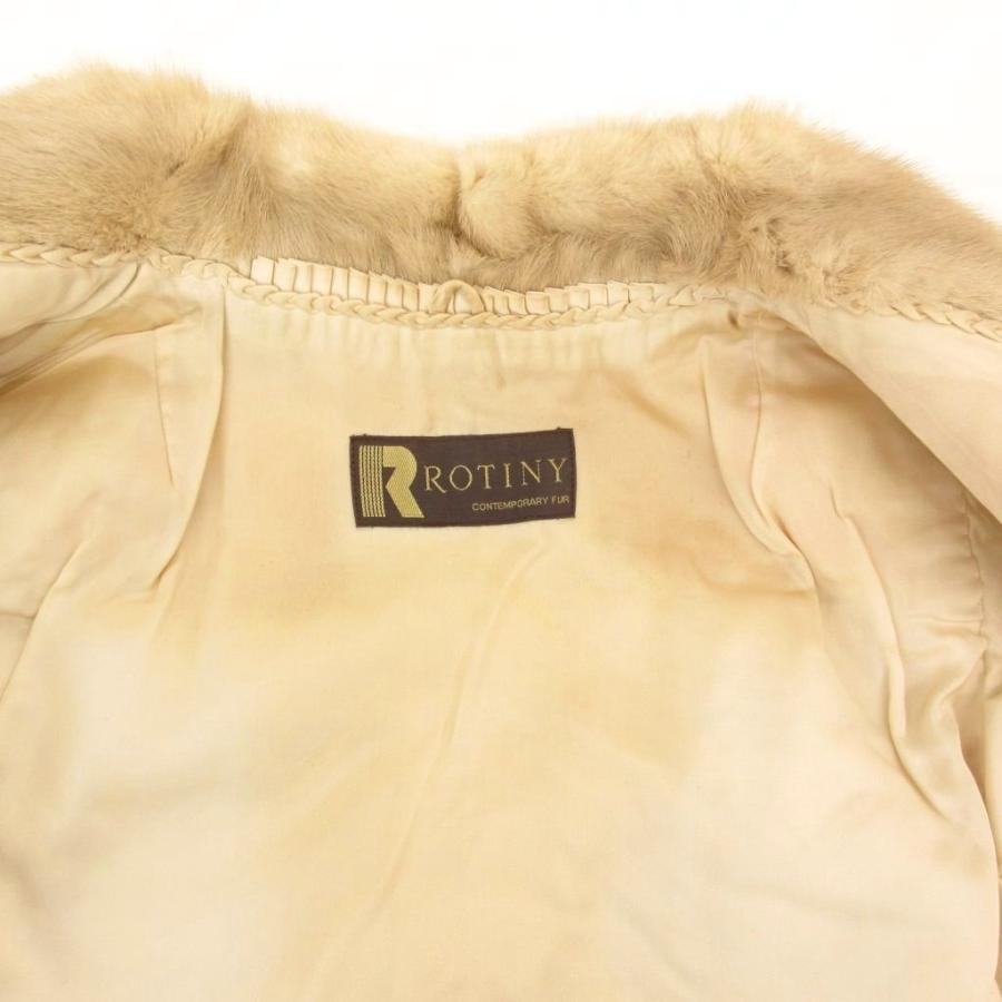 ロティニー ROTINY ファーコート 毛皮 パールミンク ミドル ハーフ丈 