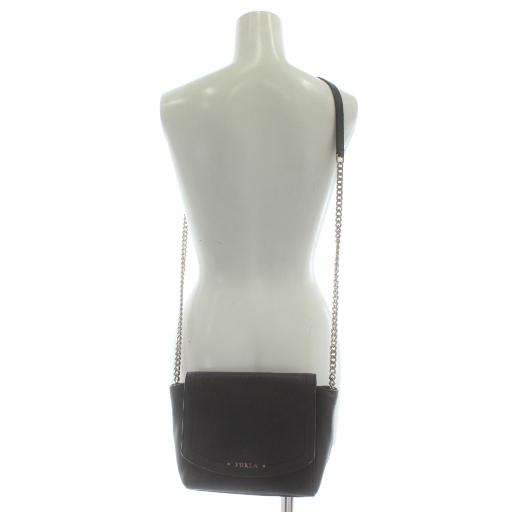 FURLA（フルラ） ショルダーバッグ レザー マグネット ロゴ ゴールド