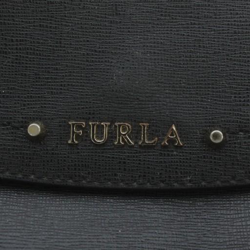FURLA（フルラ） ショルダーバッグ レザー マグネット ロゴ ゴールド