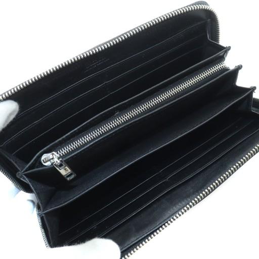 DIESEL ディーゼル ラウンドファスナー 長財布 ロゴ レザー 黒 DIESEL（ディーゼル） 長財布 ウォレット レザー ロゴ ラウンド