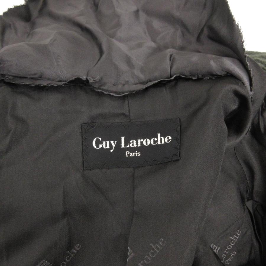 ギラロッシュ Guy Laroche ファーコート ミンク 毛皮 スタンドカラー 
