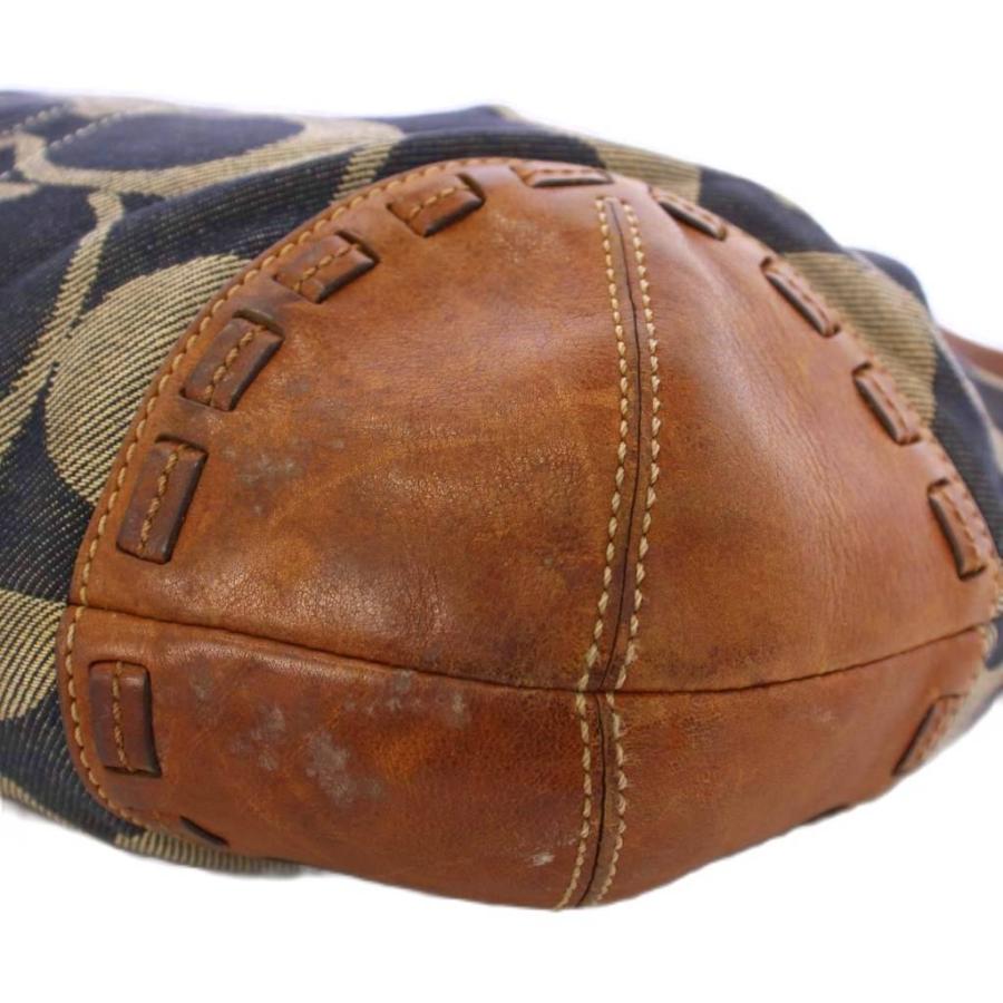 COACH（コーチ） トートバッグ ワンショルダー デニム キャンバス