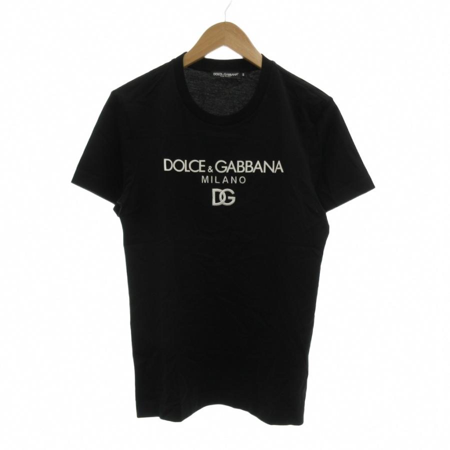 DOLCE &GABBANA ドルガバ 半袖ポロ レザープレート 黒 46 Dolce & Gabbana Men Logo Print Polo Shirt Short Sleeve | eBay