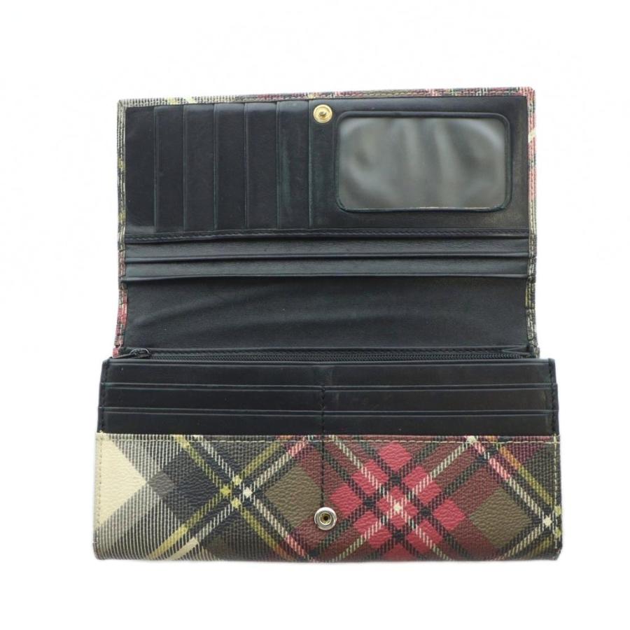 【専用】ヴィヴィアンウエストウッド　長財布　ダービー　マルチカラー　ヴィーガン 専用】ヴィヴィアンウエストウッド 長財布 ダービー マルチカラー