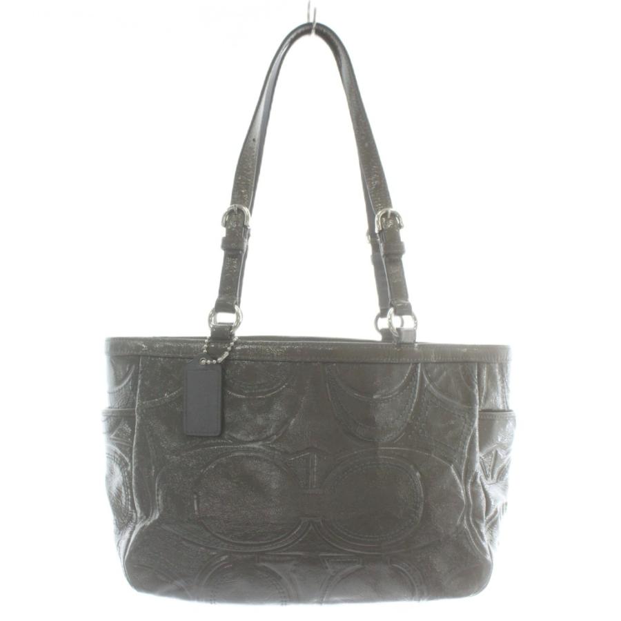 COACH（コーチ） トートバッグ エナメル ギャラリーステッチ