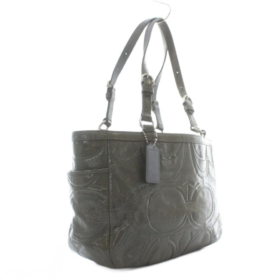 COACH（コーチ） トートバッグ エナメル ギャラリーステッチ