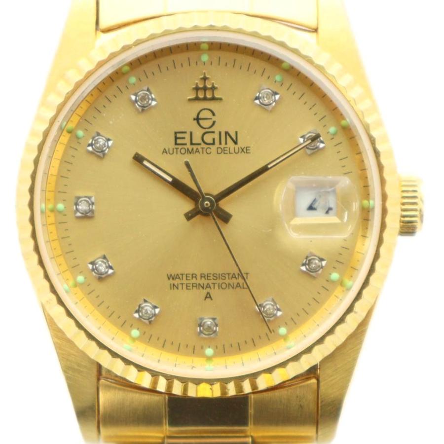 エルジン ELGIN FK-522-A 腕時計 ウォッチ 自動巻き カレンダー付き