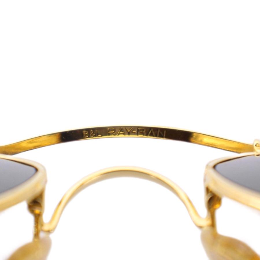 Ray-Ban W1982ゴールドフレーム ブラックレンズ ボシュロム バイカー Ray-Ban W1982ゴールドフレーム ブラックレンズ ボシュロム バイカー