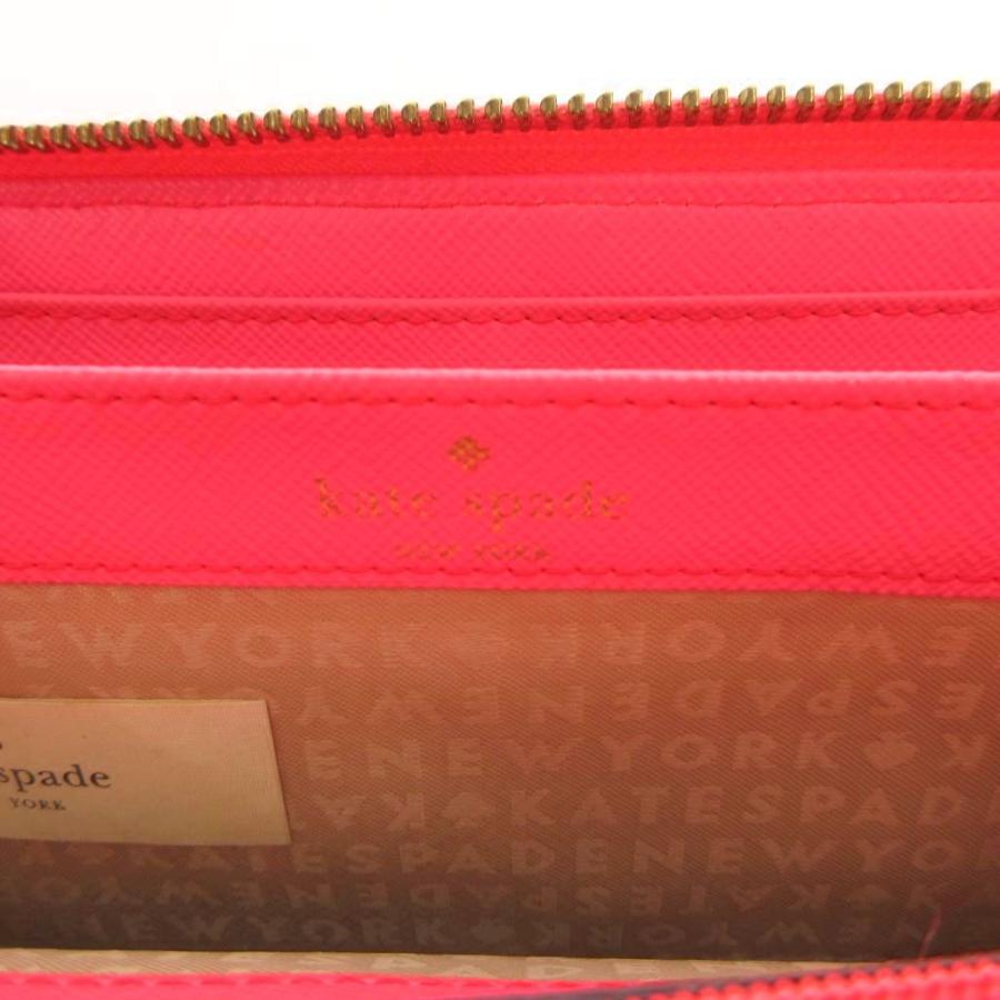 ケイトスペード ジェマ 長財布 ウォレット エナメル ロゴ ピンク ■GY18 kate spade NEW YORK（ケイト・スペード ニューヨーク） ケイト