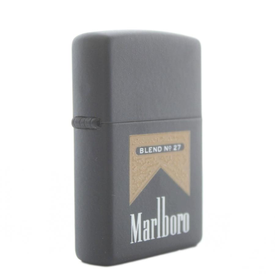 未使用品 ジッポー ZIPPO マルボロ Marlboro No.27 ブラックマット 197