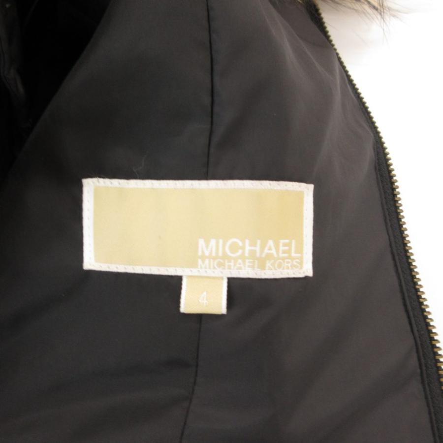 美品 マイケルコース ロングダウンコート ジャケット ファー 4 S-M マイケルコース MICHAEL KORS ダウンコート 4 S フィンラクーンファー