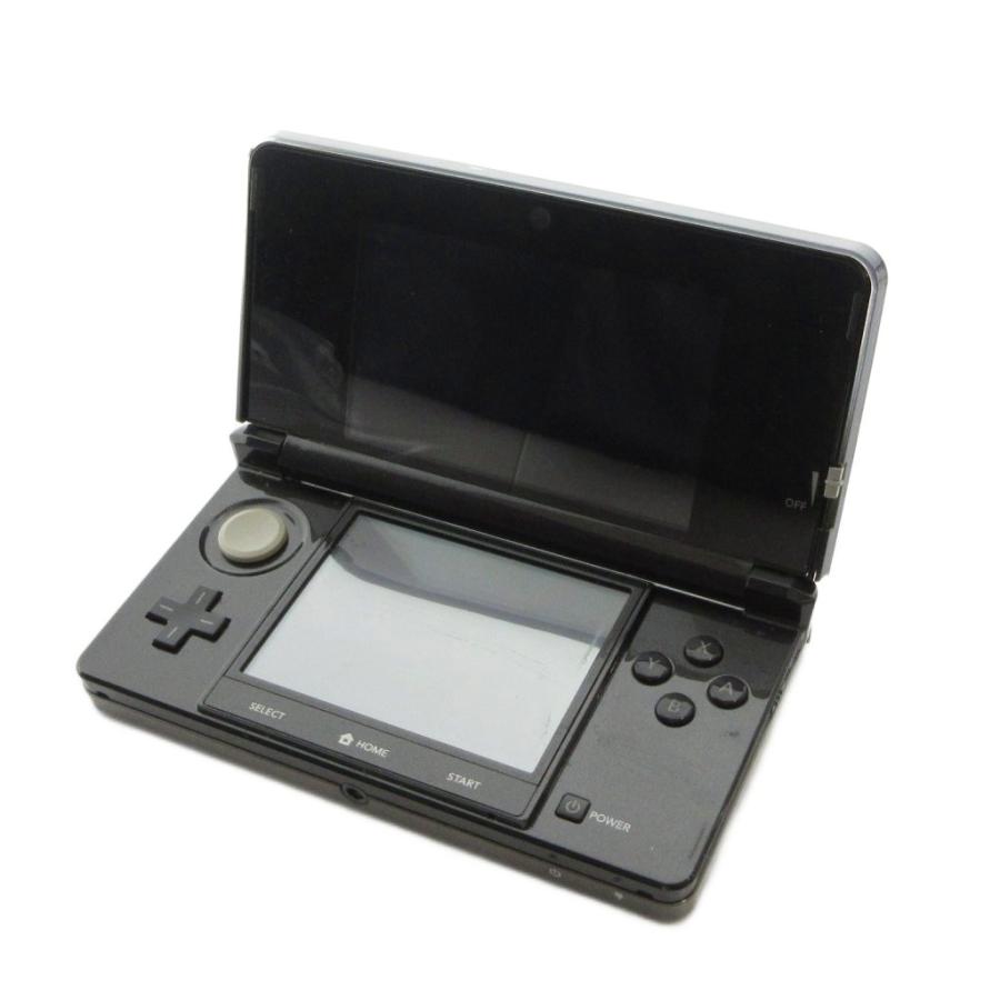 任天堂 NINTENDO 3DS 本体 ゲーム機 ロゴ 初期化・動作確認済 黒