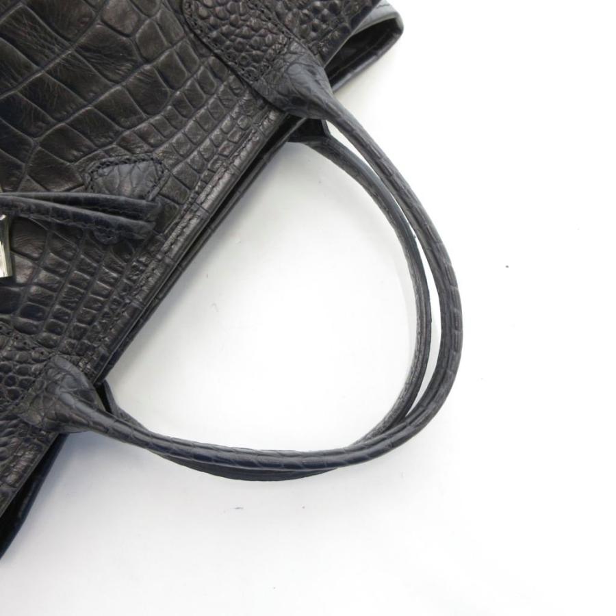 LONGCHAMP（ロンシャン） ロゾ トートバッグ 手提げ クロコ型押し