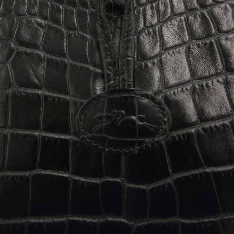 LONGCHAMP（ロンシャン） ロゾ トートバッグ 手提げ クロコ型押し