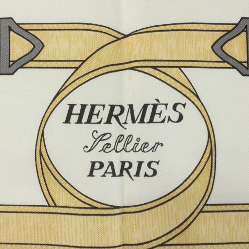 HERMES（エルメス） カレ90 EPERON D'OR 黄金の拍車 スカーフ 絹
