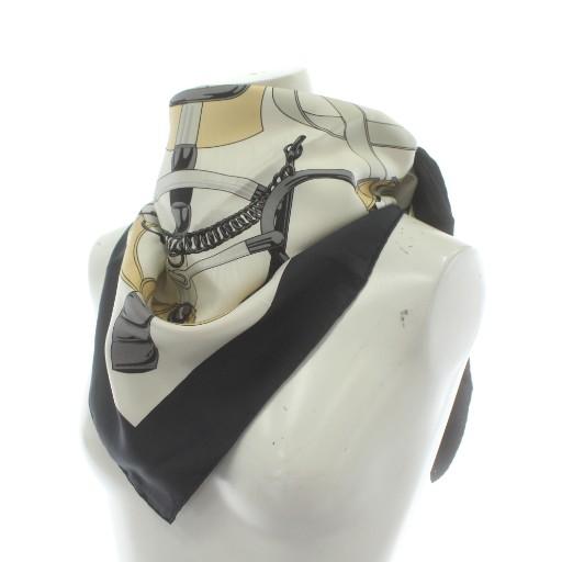 HERMES（エルメス） カレ90 EPERON D'OR 黄金の拍車 スカーフ 絹