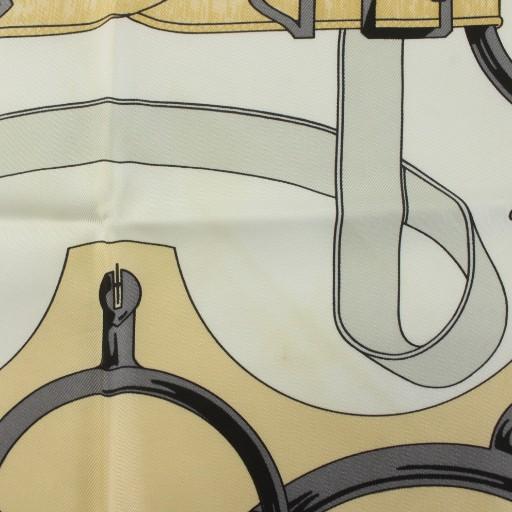 HERMES（エルメス） カレ90 EPERON D'OR 黄金の拍車 スカーフ 絹