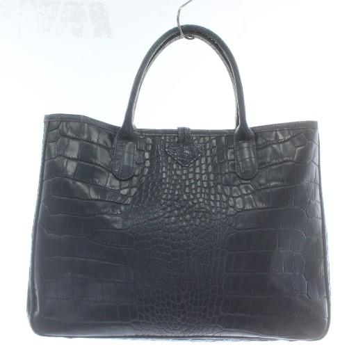 LONGCHAMP（ロンシャン） ロゾ トートバッグ ハンド レザー クロコ型