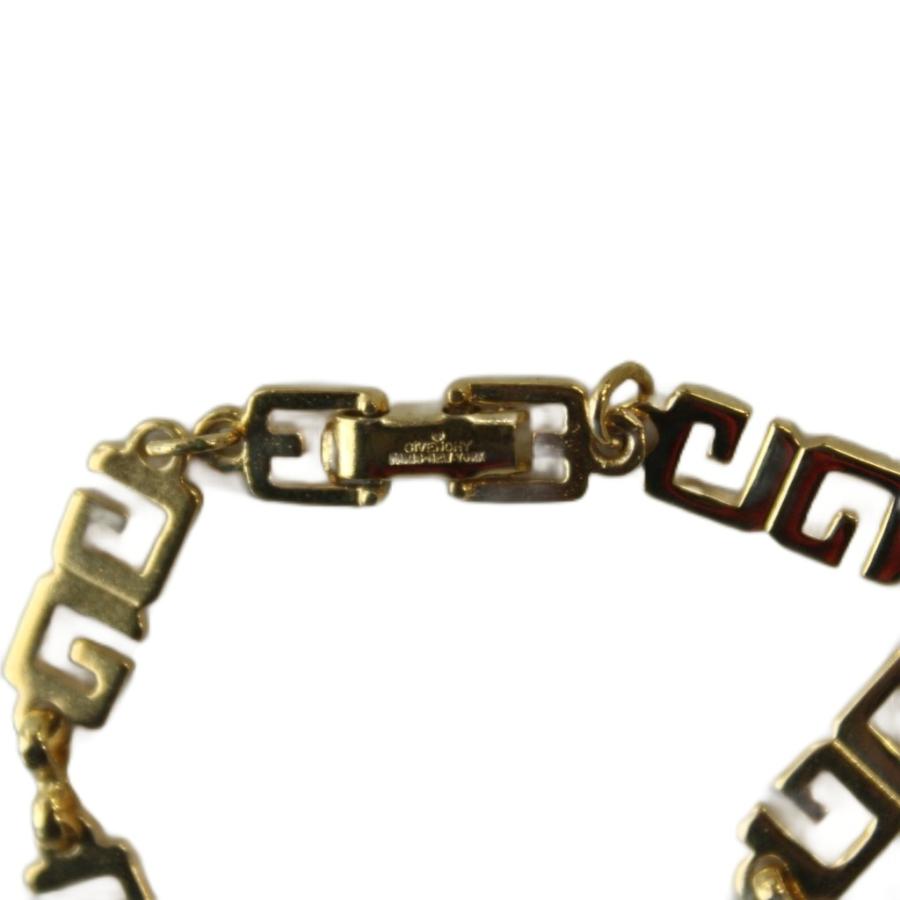 ジバンシィ GIVENCHY ヴィンテージ ブレスレット Gロゴ ゴールドカラー