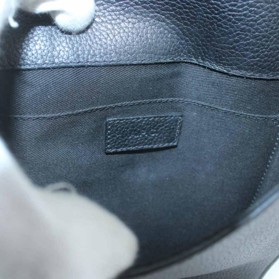 アーペーセー A.P.C. サコッシュ デミルーン ショルダーバッグ 斜めがけ ロゴ レザー 黒 ブラック ■GY18 /MQ メンズ レディース_4