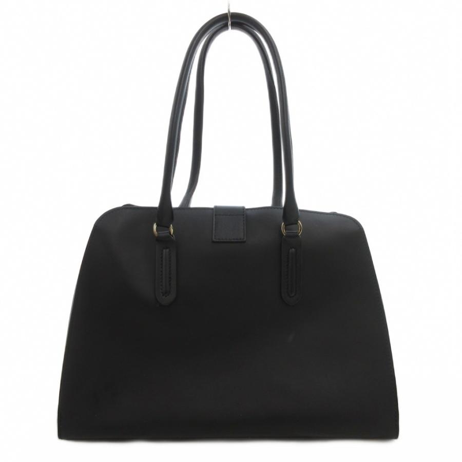 FURLA ハンドバッグ ゴールド金具 FURLA（フルラ） トートバッグ 黒 ブラック ダブルハンドル ゴールド