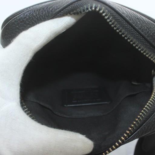 美品 コーチ サリバン ヘリテージ クロスボディ ショルダーバッグ PVC 黒 COACH OUTLET｜【公式】サリバン フラップ クロスボディ バッグ