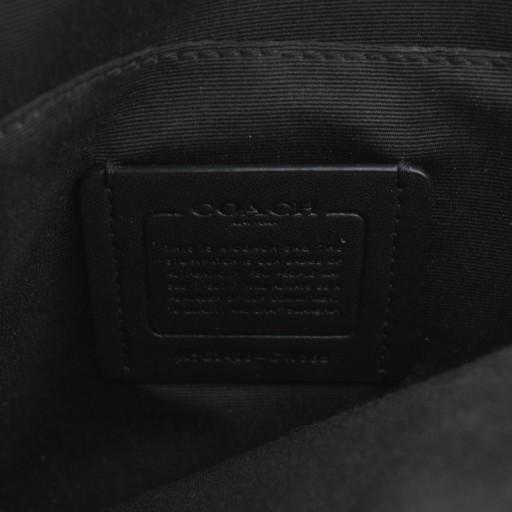 美品 コーチ サリバン ヘリテージ クロスボディ ショルダーバッグ PVC 黒 COACH OUTLET｜【公式】サリバン フラップ クロスボディ バッグ