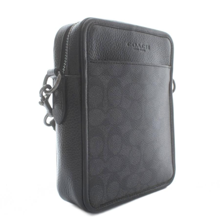 美品 コーチ サリバン ヘリテージ クロスボディ ショルダーバッグ PVC 黒 COACH（コーチ） サリバン クロスボディ ショルダーバッグ PVC レザー